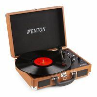 Fenton RP115F Plattenspieler mit Bluetooth und USB - Braun