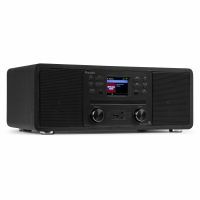 Audizio Avola Internetradio mit CD-Player, DAB, FM, Bluetooth All-in-One - Schwarz