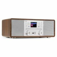 Audizio Avola Internetradio mit CD-Player, DAB, FM, Bluetooth All-in-One - Silber