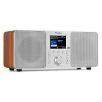 Audizio Genua DAB-Radio – DAB+-Radio mit Bluetooth und Weckfunktion – inkl. Fernbedienung – Silber