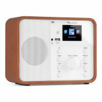 Audizio Nardo – DAB+ und Internetradio 2-in-1 mit Bluetooth und FM – inkl. Fernbedienung – Weiß