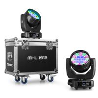 BeamZ MHL1912 Wash Moving Head 2 im Flightcase - 19x 12W LEDs, Zoom, 3 LED Zonen