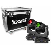 BeamZ 2er-Set IGNITE180B LED Moving Heads im Flightcase