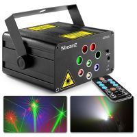 BeamZ Acrux Party-Laser mit 4 Lasern und farbigen LEDs