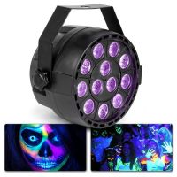 MAX Blacklight PartyPar met 12x 1W UV LED's en DMX