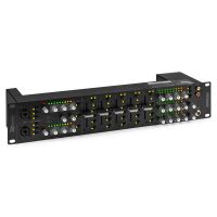 Power Dynamics PDZM800 Audio Mischpult 6 Kanal Mixer 19", 24 Bit und 48 KHz