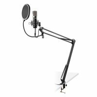 Vonyx CMS400 Studiomikrofon-Set mit verstellbarem Arm und Popfilter