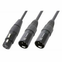 PD Connex Kabel 1x XLR Buchse - 2x XLR Stecker 50 cm