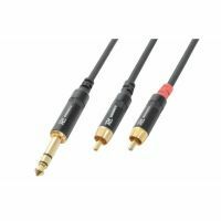 PD Connex Kabel 6,3 Stereo - 2 RCA-Stecker 1,5 m