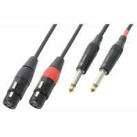 PD Connex Kabel 2x XLR-Buchse - 2x 6,3 mm Mono 1,5 m