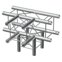 BeamZ Deco Truss P24-T42 Vierkanttraverse T-Stück 4-Wege-Kreuzstück