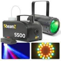 BeamZ Licht-Set mit Moonflower und S500 Nebelmaschine