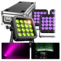 BeamZ StarColor128 LED Strahler 8er Set inkl. BeamZ FL128 Flightcase Transportcase mit Aufladefunktion