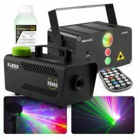 BeamZ Athena Akku Party Laser mit 500W Nebelmaschine