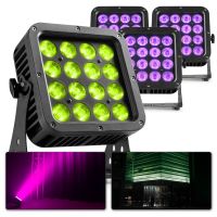 BeamZ StarColor128 LED Fluter 4er Set Outdoor LED Flutlichter - je Strahler 16x 8W RGBW LED’s