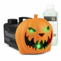 BeamZ Halloween Nebelmaschine mit Kürbiskopf und 1 Liter Nebelfluid