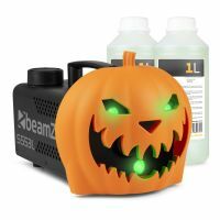 BeamZ Halloween Nebelmaschine mit Kürbiskopf und 2 L Nebelfluid