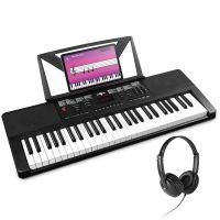 MAX Rhapsody54 Keyboard Piano Set - 54 Tasten - Ideal für Anfänger - Mit Kopfhörer und Notenhalter