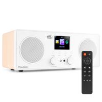 Audizio Bari DAB-Radio mit Bluetooth und WLAN-Internetradio – Weiß