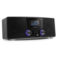 Audizio Cannes Stereo UKW & DAB Radio mit CD-Player, Bluetooth und MP3-Player - 120W