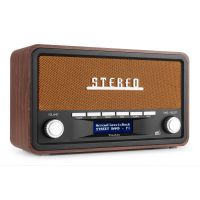 B-Ware - Audizio Foggia retro DAB+ Radio mit Bluetooth - Tragbares Stereoradio mit Weckfunktion- 50W - Kupfer