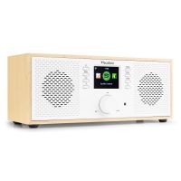 Audizio Rimini Stereo WLAN Internet Radio mit Bluetooth - Weiß