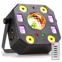 BeamZ LightBox5 Lichteffekt 5-in-1 mit Laser, Jelly Ball, Stroboskop und Schwarzlicht