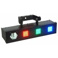 BeamZ Fusion Tri Fix Pro Bar LED Discolicht DMX Licht mit RGB 108 LEDs Aluminiumgehäuse 