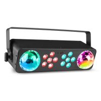 BeamZ LightBox7 2-in-1-Disco-Licht mit zwei Moonflowern und 2x LED-Par