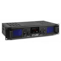 SkyTec SPL2000MP3 DJ-PA-Verstärker 2 x 1000 W mit USB-MP3-Player