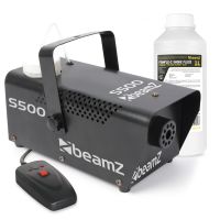 BeamZ S500 Nebelmaschine Metall mit über einem Liter Nebelfluid