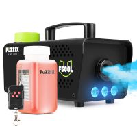 Fuzzix F503L Party Nebelmaschine mit 3 LEDs RGB inkl. 250ml Nebelfluid